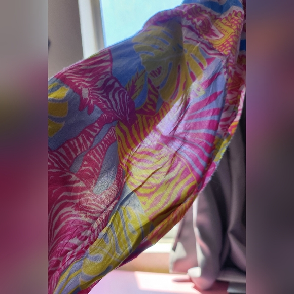 Taj by Sabrina Crippa - Multi-colored Zebra/plant print dress - (L) - Picture 6 of 9